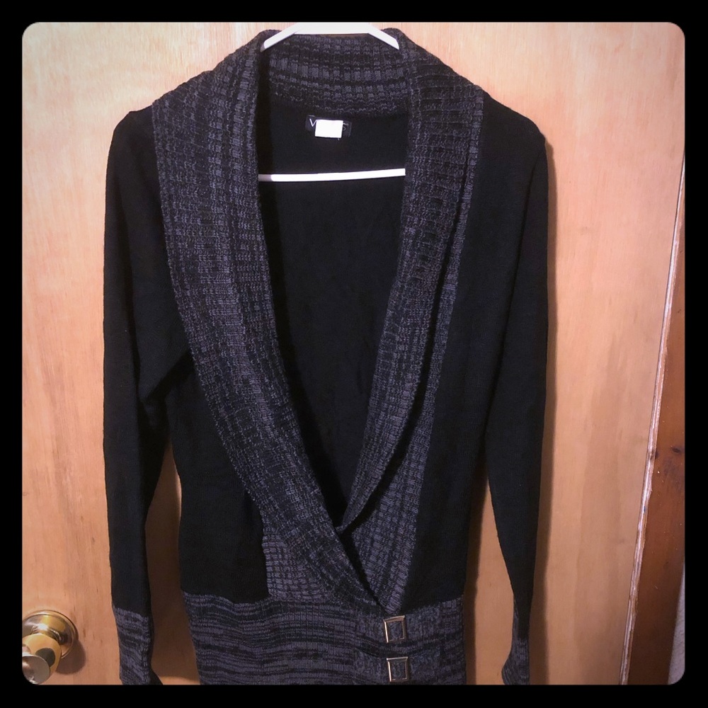 Venus 2 toned buckle sweater